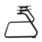 Chrome plating Office Chair Metal Frame Electroplated / Black Bow Frame
