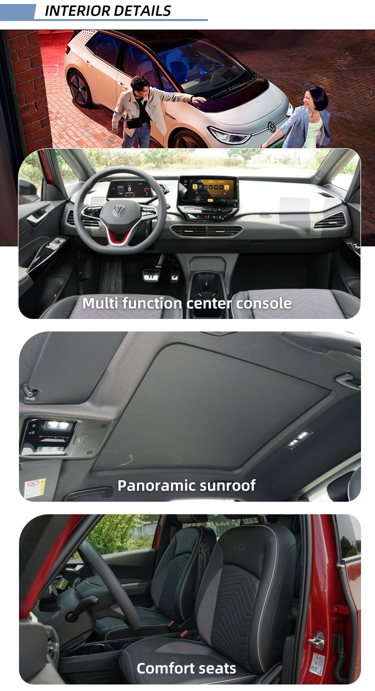 Volkswa VW ID 3 EV Active pure Auto China Electric Manufacturer E Cars High Speed Vehicle 2022 ID3 Used Car