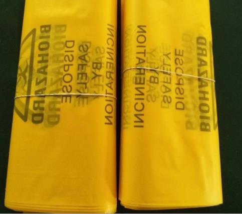 Medical Action Infectious Biohazard Waste Bags Clinical Use