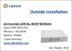 Customized Surface Mounted Led Panel Light 12w 170 X 33 MM Eco - Friendly