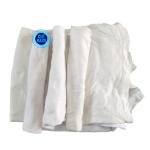 0-400kg Bag white tshirt rags 10kg bales of packing 100 cotton industrial cotton