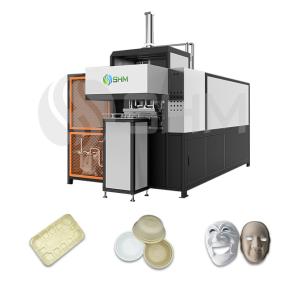 Quality Bagasse Pulp Molding Machine Thermoforming Pulp Tableware Machine wholesale