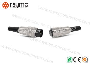 Quality M16 680series Threaded Electrical Connector , Male Coaxial Cable DIN 12pin wholesale