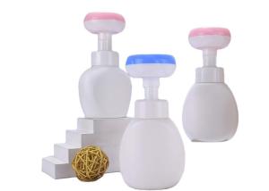 Quality Mousses Flower Shaped Foam Pump Bottle 250ml 300ml Hand Soap Dispenser Bottle wholesale