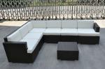 rattan sectional sofa set