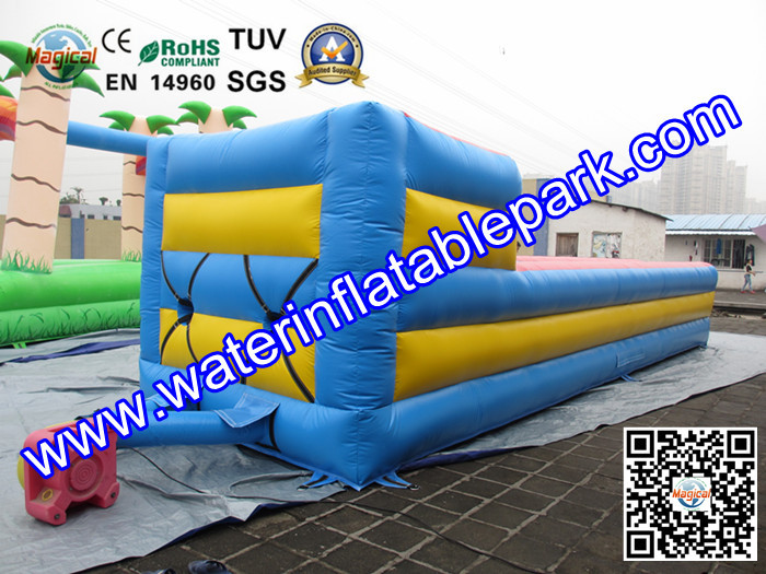 Custom Inflatable Sport Games , Inflatable Bungee Run 10M x 3M