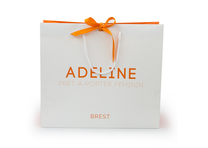 Resealable Personalised Paper Bags / Coloured Paper Bags With Handles