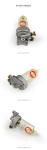 44803-1080 Engine Spare Parts For Hitachi Excavator Fuel Water Separator Assy