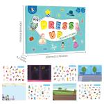 100PCS Reusable Sticker Book About Fairy Characters Daily Clothing Festivals