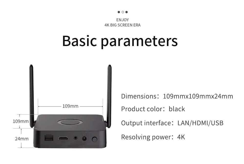 HDMI Wireless Presentation Dongle For Wireless Screen Mirroring