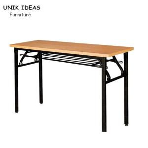 Quality 8-Foot 6-Foot Mahogany Melamine Laminate Folding Banquet Table And Chairs wholesale