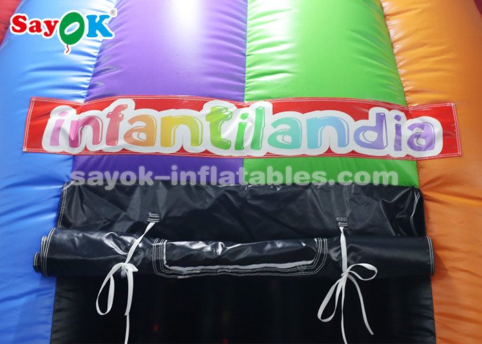 Go Outdoors Air Tent Colorful Inflatable Disco Tent Bounce House With Air Blower For Amusement Park
