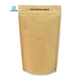 Quality SGS Zipper Top Snack Food Biodegradable Coffee Bags wholesale