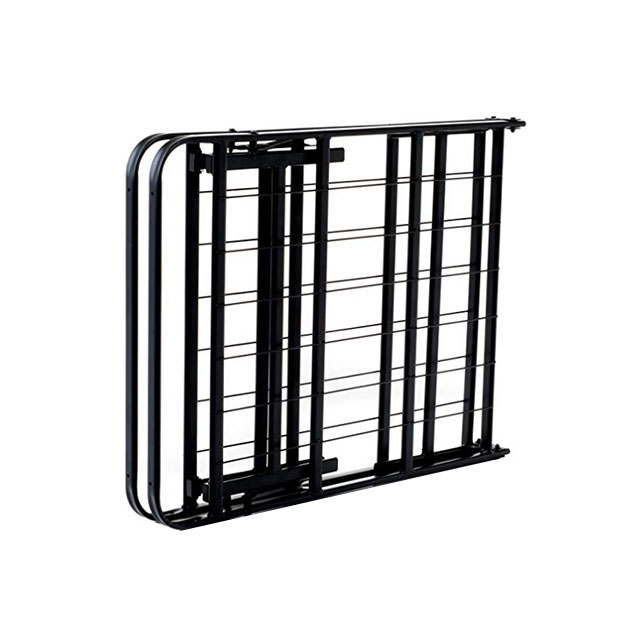 Modern Design Style Queen Metal Bed Frame Folding with KD Easy Assembling