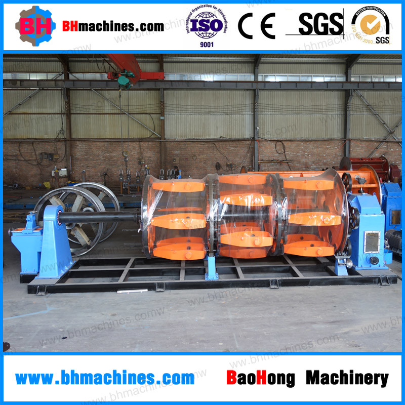 Cable Conductor Machinery automatic cradle type stranding machine with Planetary Gear Back-twist Device