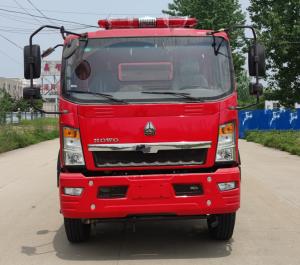Quality HOWO 118KW Water Rescue Fire Truck 4x2 9000L For Fire Fighting wholesale