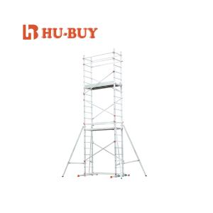 Quality Professional Outdoor Aluminum Scaffold Tower 5.6M Compact Design wholesale