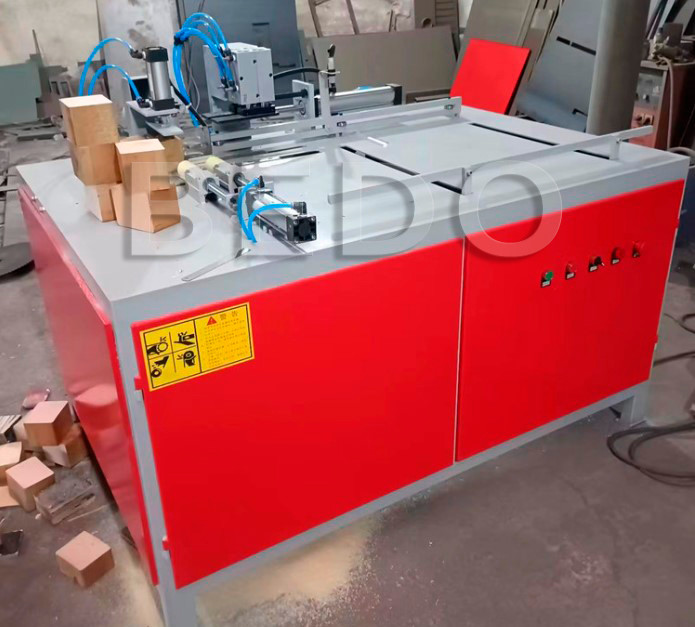 Wood Sawdust Block Cutting Machine Wood Pallet Block Cutter