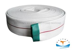 Quality Single Jacket Marine Fire Fighting Equipment Lined Fire Hose For Fire Protection wholesale