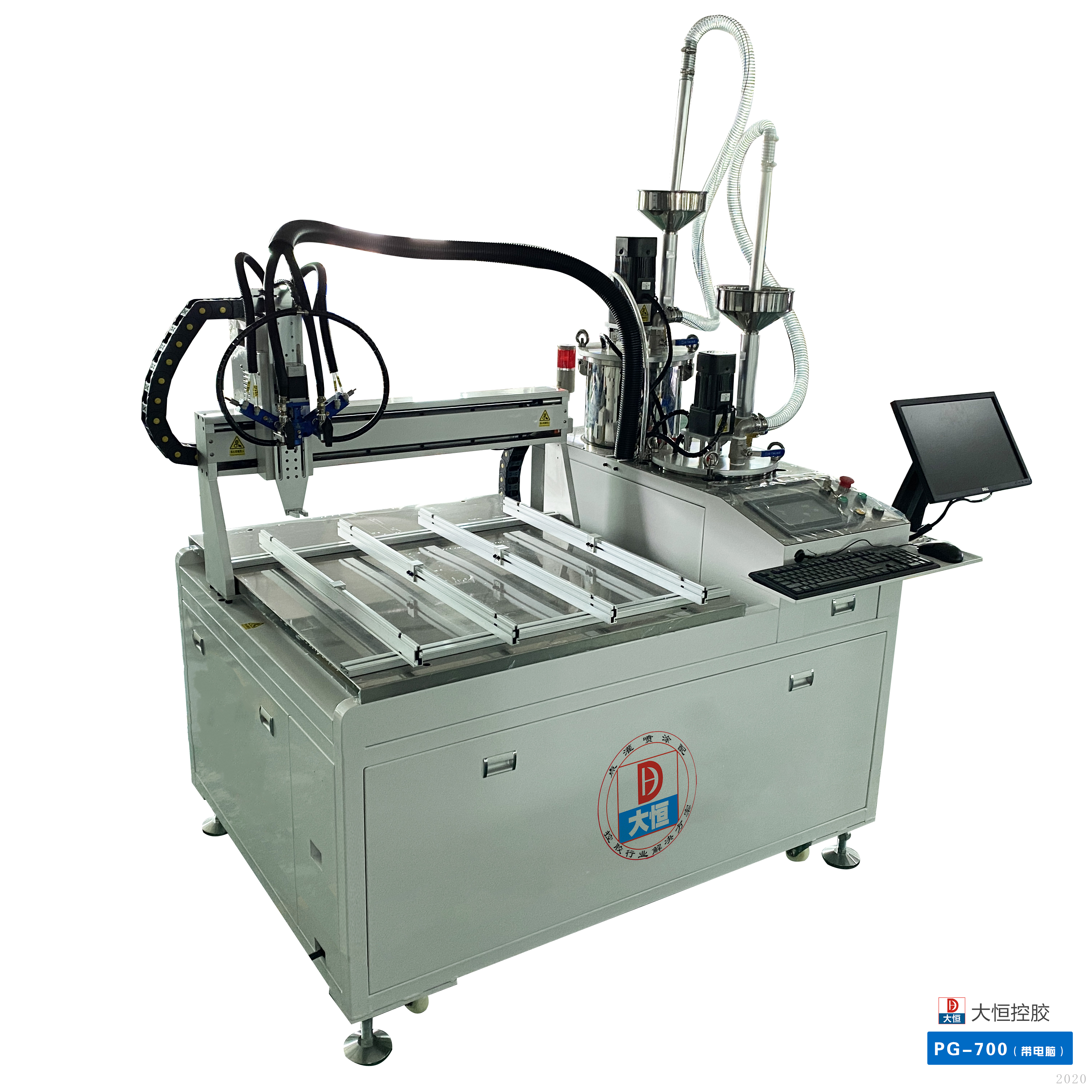 Circle Movement Track Clear Epoxy Resin AB Glue Potting Compounds Machine for Potting