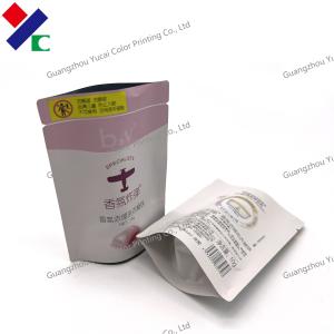 Quality Rotogravuer Printing Stand Up Zipper Pouch Aluminum Foil Packaging Bag Cosmetic Products wholesale