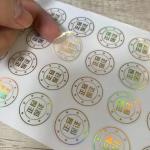 Anti Counterfeiting Tamper Evident Hologram Stickers Customized Printing