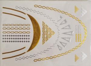Quality Gold Foil Temporary Tattoos,custom gold tattoo sticker wholesale