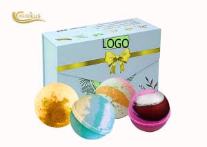 Quality Herbal Ingredients Bath Bomb Gift Sets Vegan Flowers Oil For Your Tub wholesale