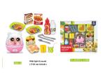 Non - Toxic DIY Food Kitchen Set Educational Children's Play Toys W / Egg