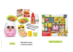 Quality Non - Toxic DIY Food Kitchen Set Educational Children's Play Toys W / Egg Steamer Age 3 wholesale