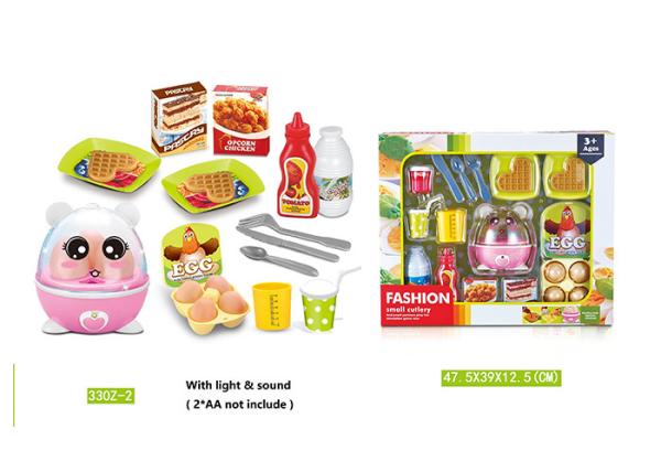 Non - Toxic DIY Food Kitchen Set Educational Children's Play Toys W / Egg