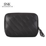 Double Zipper Bridesmaid Gift Waterproof PU Cosmetic Bag