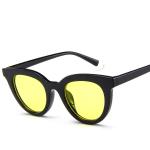 UV400 Round Women Retro Ladies Oval Sunglasses Acrylic Lens