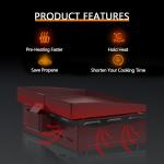 Upgraded Magnetic Stainless Steel Wind Guards for Blackstone 36" Griddle