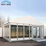 Customized Tent Replacement Parts Glass Wall , Reliable Party Tent Parts
