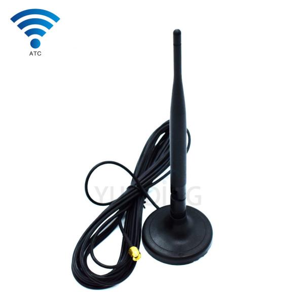 433MHZ Suckermag Mount Antenna , SMA Connector Magnetic Aerial 50 Ohm Impedance