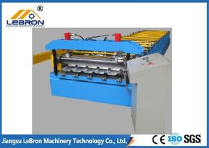Quality hydraulic cutting and automatic PLC corrugated roof sheet roll forming machine wholesale
