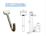 800KG J Hook Heavy Duty 1 Inch Tie Down Straps
