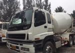 265KW 8CBM Used Concrete Mixer Truck , ISUZU 6x4 Truck CXZ51L Durable