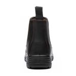 No Lace Cheales Safety Shoes Waterproof / Oil Resistant Shoes Black
