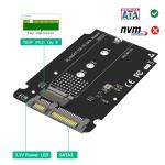 SSD Enclosure M.2 SATA SSD B KEY to SATA3.0 2.5inch Adapter Converter 7mm