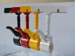 Colorful Thumb Price Tag Holder Clip , Supermarket Pop Clip In Red Green White