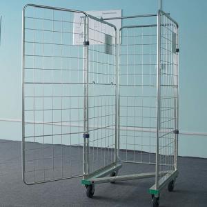 Quality Heavy Duty Logistics Trolley / Mesh Storage Trolley To Delivery Goods wholesale