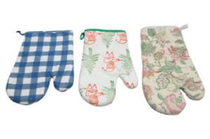 Quality Pot Holder Set Microwave Oven Gloves Comfortable Non Stick Eco Friendly wholesale
