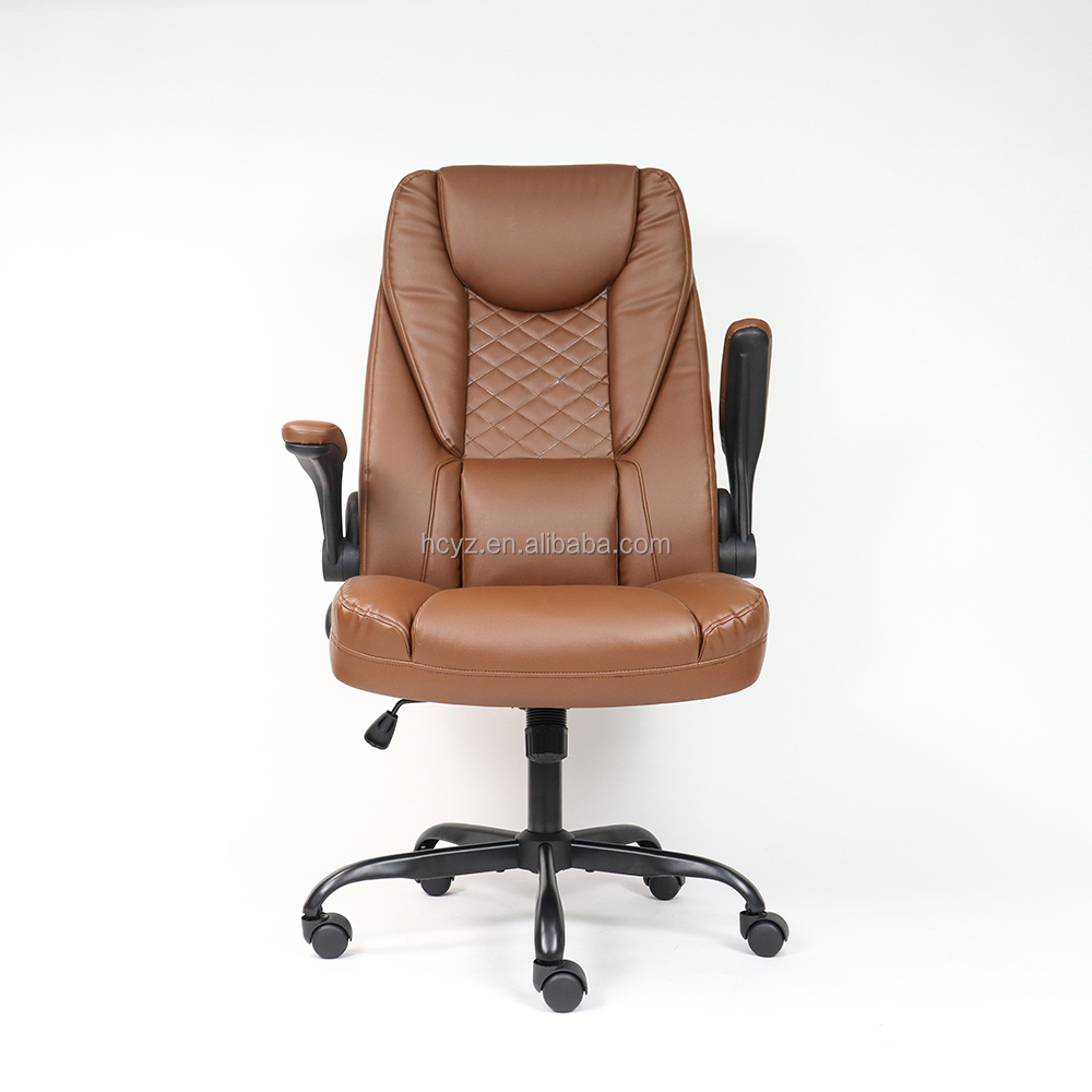 Comfortable PU Leather Swivel Executive Chair for Office Furniture Manufacture Manager