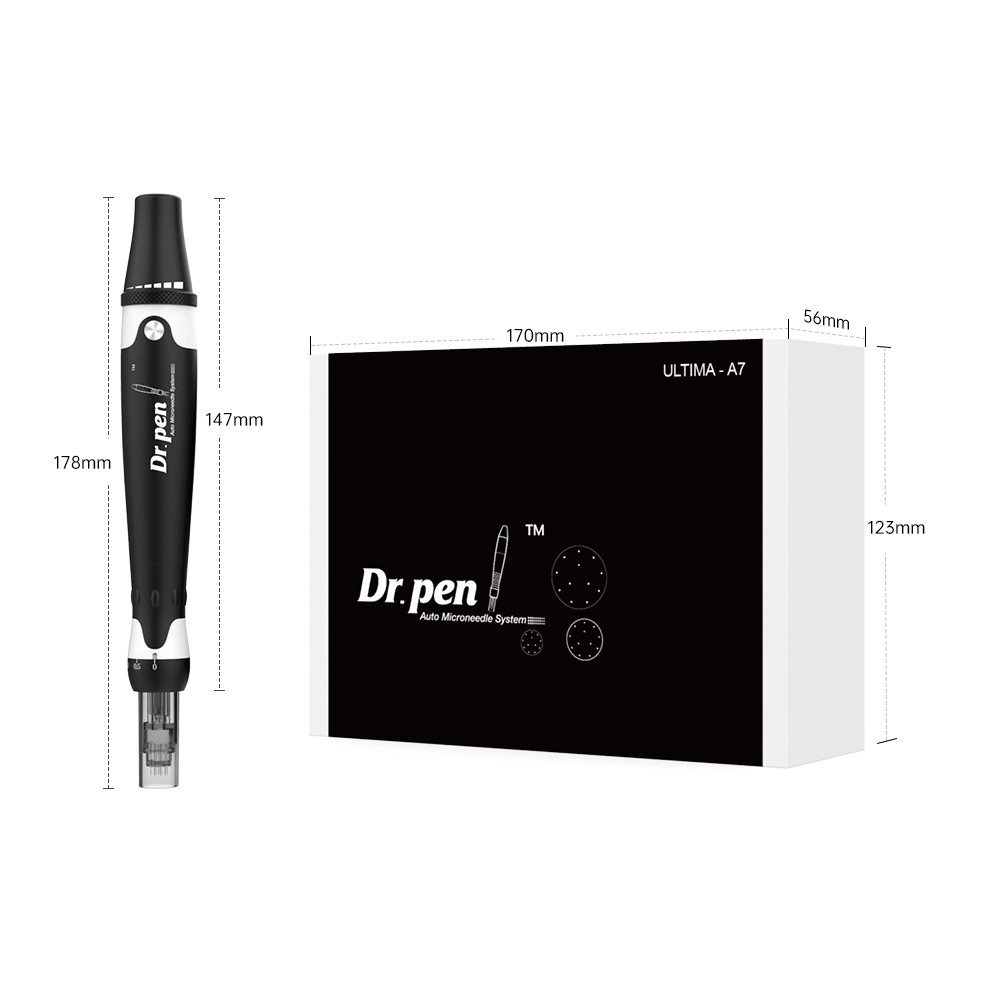 Dr. Pen A7 Derma Pen Facial Care Massager Auto Mcro Needle Cartridges Pen Wired Microneedling System
