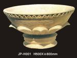 Natural Lightweight Sandstone Flower Pots With Unique Hand Carved Finish