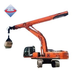 Quality 26 Ton Telescopic Arm Excavator Barrel Boom 0.6m3 With Clamshell wholesale