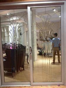 Quality decorative glass panels in French door wholesale