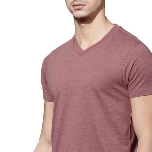 Quality Oem Logo Men Sportswear Custom Printing 100% Cotton Plain Blank V Neck Men T Shirt wholesale